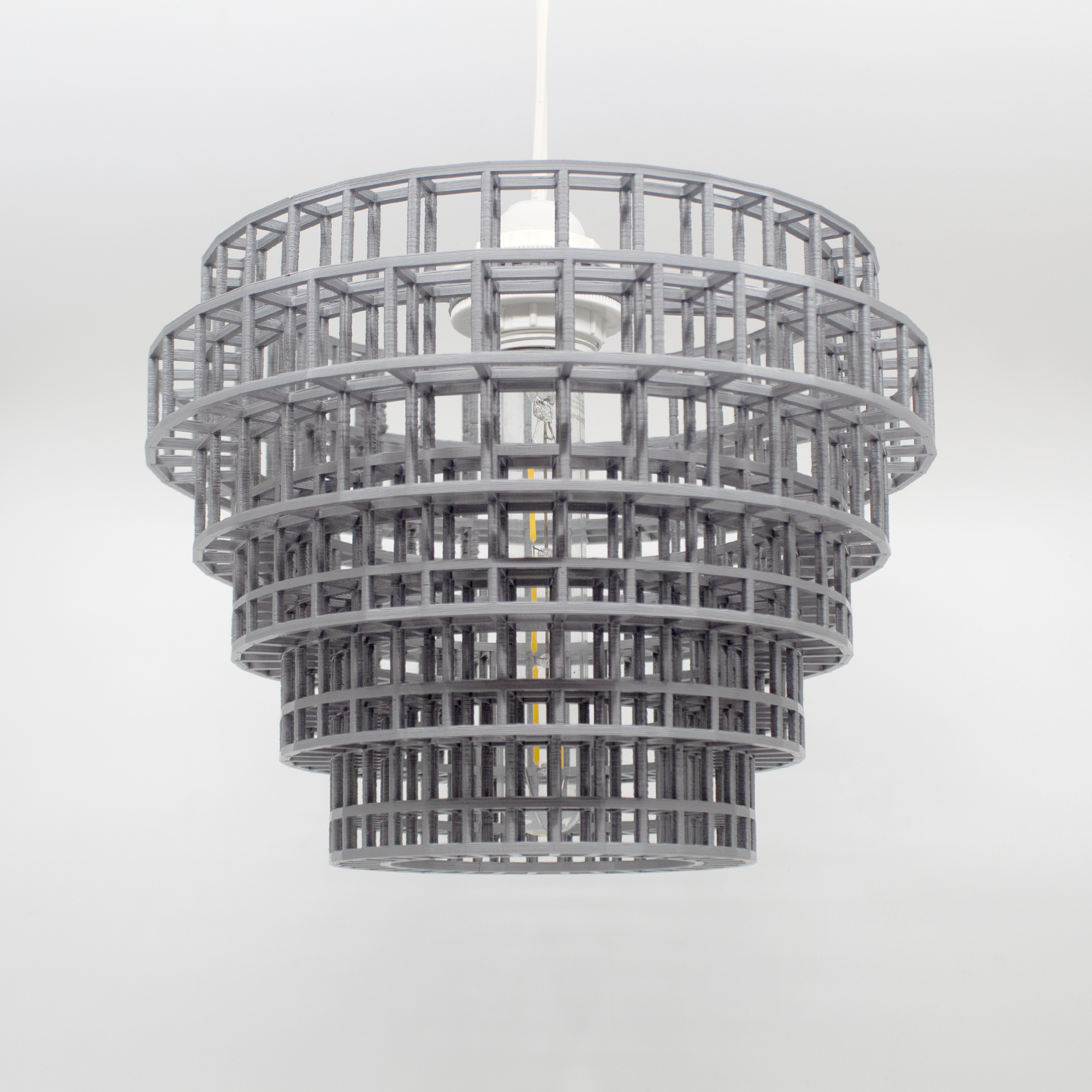 Industrial Spiral Chandelier